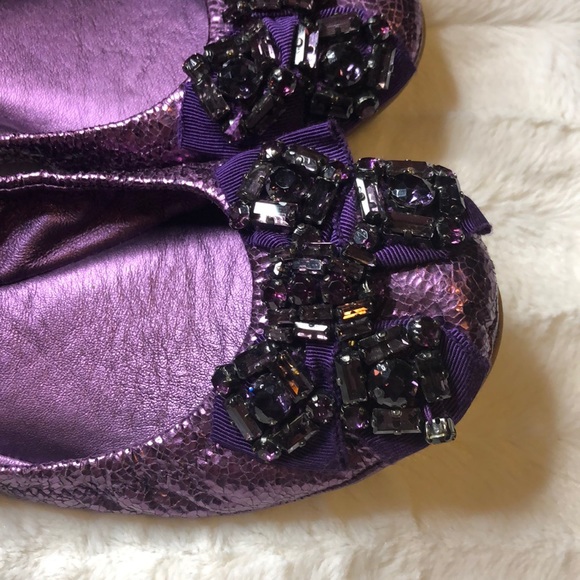 AUTHENTIC Tory Burch Ballet Flats Size 7 - Picture 4 of 6